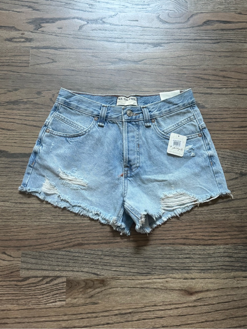 NWT Free People Jean Shorts!